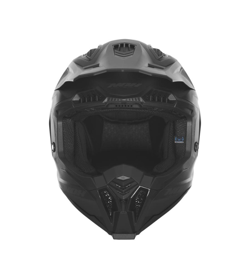 CASQUE CROSS NOX N634 NOIR MAT T59-60 L - CE 22.06