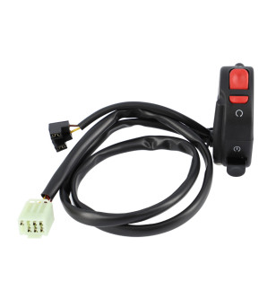 COMMODO / COMMUTATEUR DROIT DOMINOUNIVERSEL NOIR YAMAHA R3