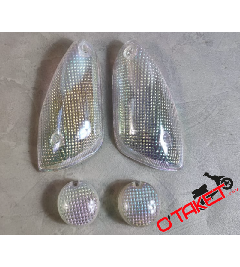 Cabochons de clignotants nacré AV et AR Nitro/Aerox adaptable MBK/YAMAHA →2013 Accueil sur le site du spécialiste des deux ro...