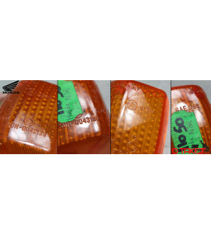 Cabochon de clignotant avant droit ou arrière gauche NSR/CRM/CG origine HONDA Accueil sur le site du spécialiste des deux rou...