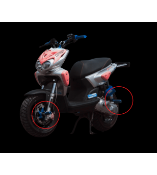 Repose pieds avant "DOPPLER" Booster/Bw's/Stunt/Slider adaptable MBK/YAMAHA Accueil sur le site du spécialiste des deux roues...
