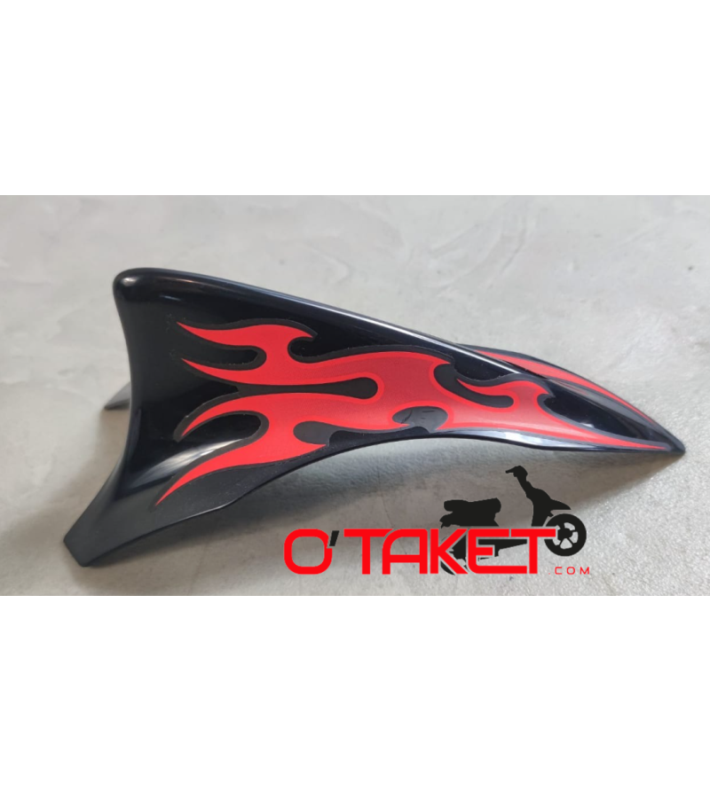Aileron de casque adhésif Accueil sur le site du spécialiste des deux roues O-TAKET.COM