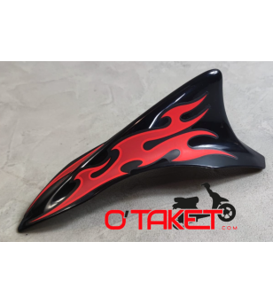 Aileron de casque adhésif
