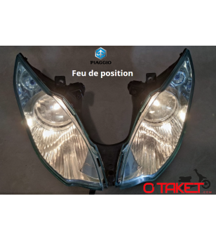 Optique avant MP3 origine PIAGGIO Accueil sur le site du spécialiste des deux roues O-TAKET.COM