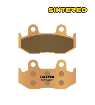 PLAQUETTE FREIN 86 GALFER FD063G1397  HYOSUNG / KYMCO / YAMAHA QUAD (PR)