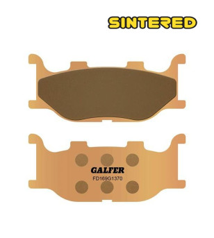 PLAQUETTE FREIN 63 GALFER FD169G1375 YAMAHA FZ6 / SP MAJESTY / SR / XJ6 / XP T-MAX / XV /