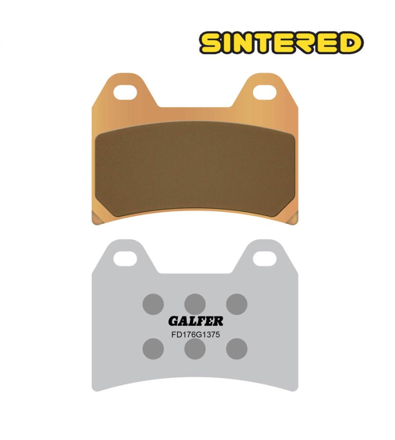 PLAQUETTE FREIN 149 GALFER FD176G1375 APRILA / BENELLI / BMW / DUCATI/ ETRIER BREMBO (PR)