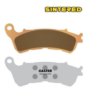 PLAQUETTE FREIN 54 GALFER FD344G1375 HONDA / SUZUKI / HD (PR)