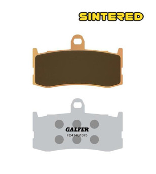PLAQUETTE FREIN 212 GALFER FD414G1375 TRIUMPH DAYTONA 675 (PR)