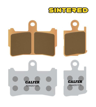 PLAQUETTE FREIN 215 GALFER FD442G1375 HONDA VFR 1200 (PR)