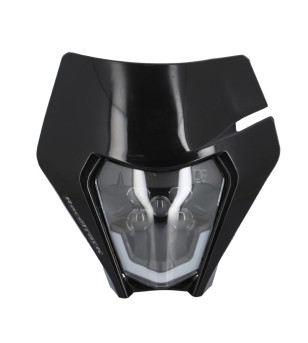 TETE DE FOURCHE MECABOITE LED TUN'R TYPE KTM EVO EXC NOIR - HOMOLOGUE
