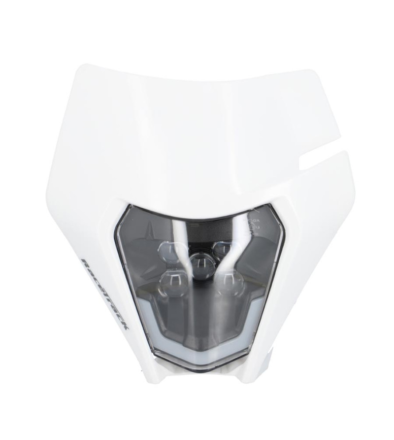 TETE DE FOURCHE MECABOITE LED TUN'R TYPE KTM EVO EXC BLANC - HOMOLOGUE