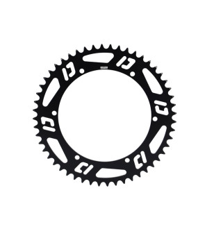 COURONNE CYCLO DOPPLER OPEN ALU CNC NOIR 52 DTS POUR PORTE COURONNE DOPPLER ET F.E