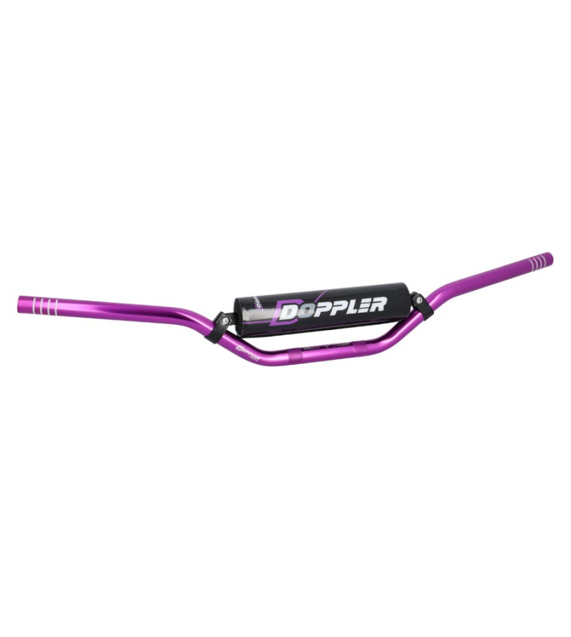 GUIDON MECABOITE DOPPLER CROSS-BAR ALU VIOLET (L740 H 70) + MOUSSE