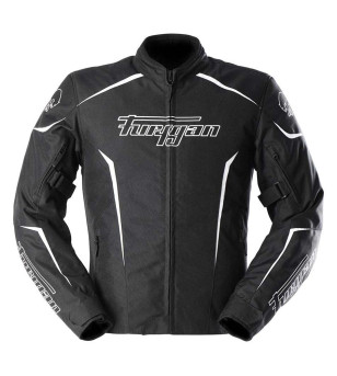 BLOUSON TEXTILE FURYGAN TOUTES SAISONS YORI NOIR/BLANC TAILLE L