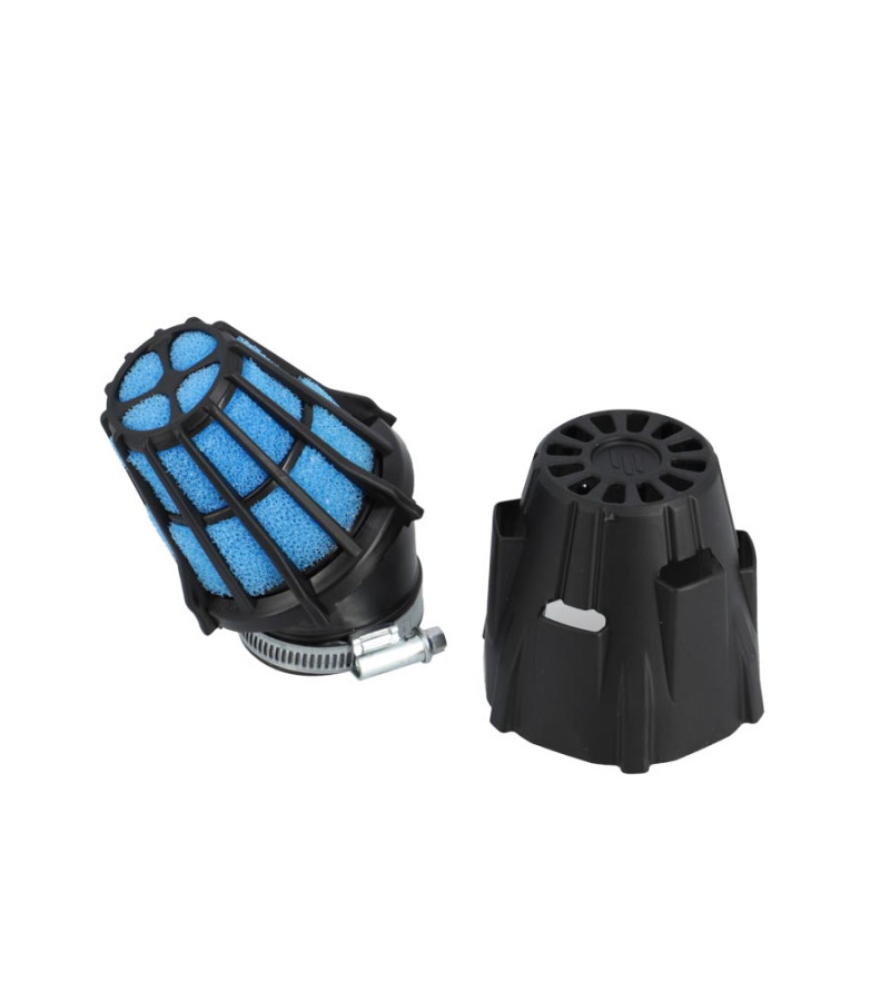 FILTRE A AIR POLINI AIR BOX ETANCHE PM COUDE 30° D46 (PHVA)