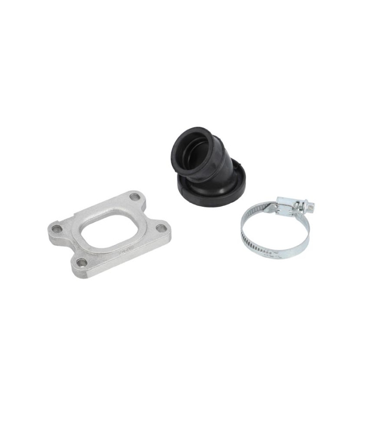 PIPE ADMISSION MECABOITE POLINI ADAPT. AM6/DERBI EURO2/EURO3/EURO4 360° CARBU CP 23-24