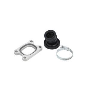 PIPE ADMISSION MECABOITE POLINI ADAPT. AM6/DERBI EURO2/EURO3/EURO4 ORIENTABLE 360° D.21