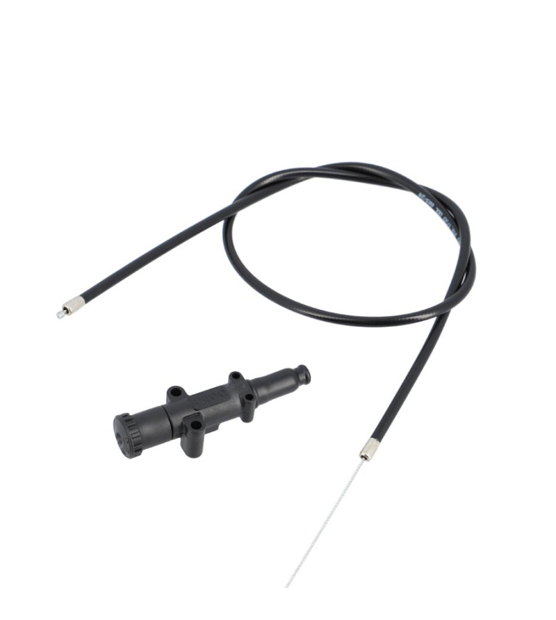 COMMANDE STARTER POLINI MANUEL AVEC CABLE (COMPLETE) NOIR