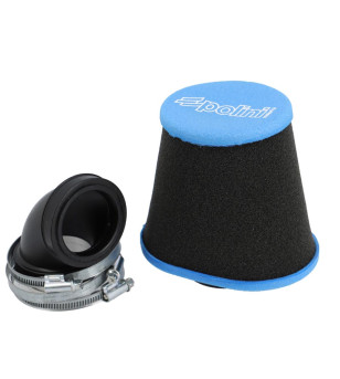 FILTRE A AIR POLINI MOUSSE CONIQUE BIG EVOLUTION COUDE 90° (DIA 48MM)