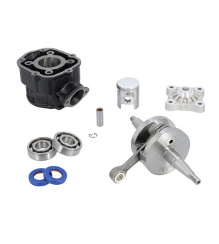 PACK MOTEUR MECABOITE POLINI HM FONTE+EMBIELLAGE+ROULEMENTS+JTS SPI ADAPT. DERBI (D50B)
