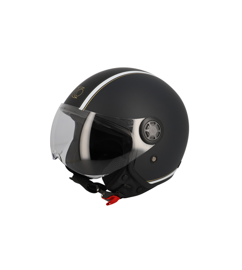 CASQUE JET TRENDY JT-306 DV GRIS ANTHRACITE  T53-54 XS - CE 22-06