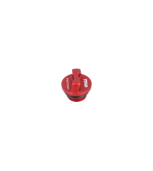 BOUCHON HUILE MECABOITE ALU TOP PERF TPR ADAPT. AM6 ROUGE