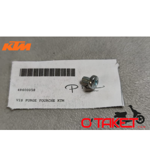 Vis de purge/Ventilation de fourche origine KTM (M4x6) Accueil sur le site du spécialiste des deux roues O-TAKET.COM