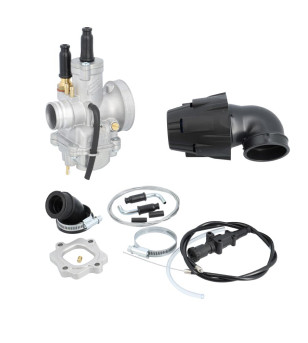 CARBURATEUR SCOOTER POLINI CP 21 KIT COMPLET NITRO/AEROX (DEP./GRAIS./START. CABLE)