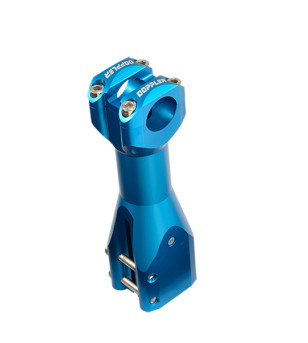 POTENCE SCOOTER DOPPLER ADAPT. BOOSTER/BW'S/STUNT/SLIDER BLEU (D.22MM)