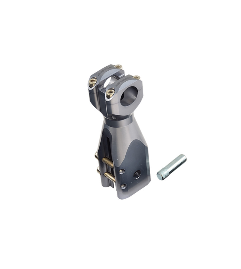 POTENCE SCOOTER DOPPLER ADAPT. SPEEDFIGHT/TKR/TREKKER/VIVACITY 1 ET 2 TITANE (D.22MM)