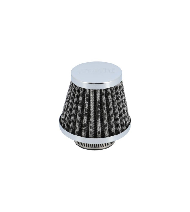 FILTRE A AIR ACIER POLINI TYPE K&N D.35 LONG