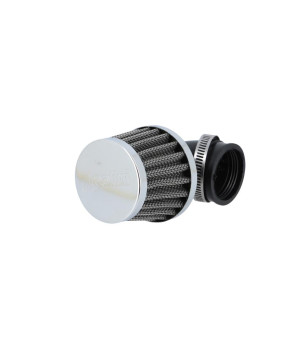 FILTRE A AIR ACIER POLINI TYPE K&N D.34 COUDE 90°