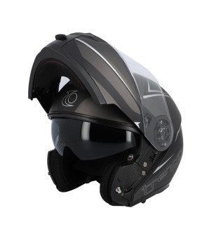 CASQUE INTEGRAL MODULABLE TRENDY MT-706 DV GRIS ANTHRACITE/SILVER MATT63-64 XXL- ECE22-06