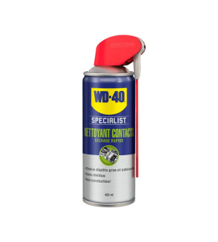 NETTOYANT CONTACT SPECIALIST WD40 400ML (AEROSOL) JET DOUBLE POSITION