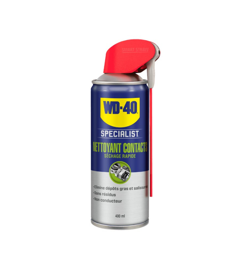 NETTOYANT CONTACT SPECIALIST WD40 400ML (AEROSOL) JET DOUBLE POSITION