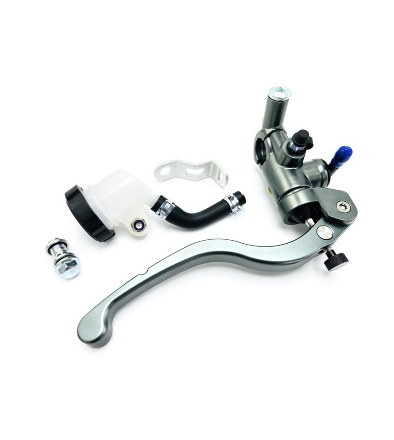 MAITRE CYLINDRE FREIN AVANT RADIAL 17MM UNIVERSEL LEVIER CNC-GRIS