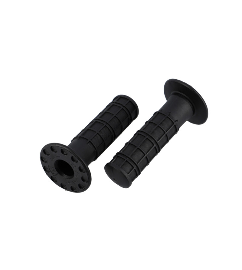 REVETEMENT/POIGNEE DOMINO VINTAGE /RETRO CROSS NOIR  (PR) 120MM