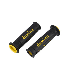 REVETEMENT / POIGNEE DOMINO A250 NOIR/JAUNE (PR) 120MM