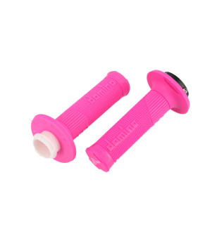 REVETEMENT / POIGNEE DOMINO D-LOCKCROSS / ENDURO / OFF ROAD ROSE / FUSHIA (PR) 116MM