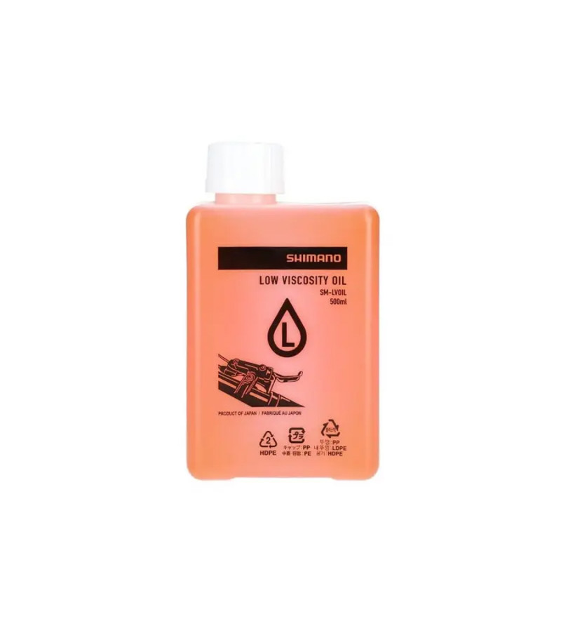 LIQUIDE FREIN/HUILE MINERALE SHIMANO POUR FREIN A DISQUE VISCOSITE FAIBLE (500ML)