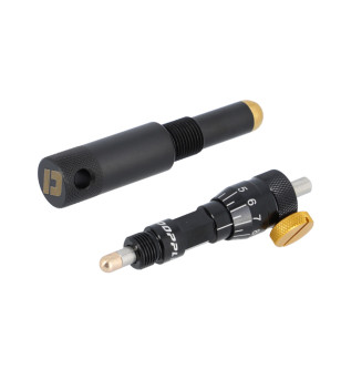 BLOQUE PISTON M14X125 ET PIGE DE CALAGE MICROMETRIQUE DOPPLER