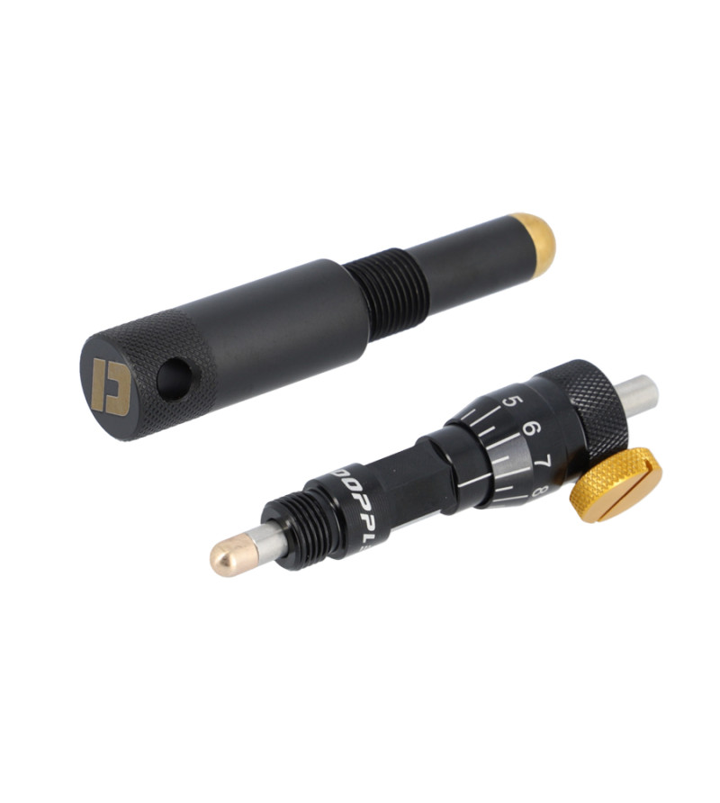 BLOQUE PISTON M14X125 ET PIGE DE CALAGE MICROMETRIQUE DOPPLER