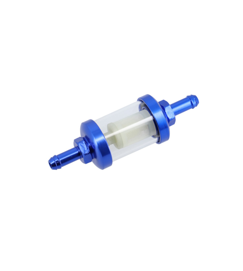 FILTRE À ESSENCE TUN'R ALUMINIUM TRANSPARENT LAVABLE BLEU D7