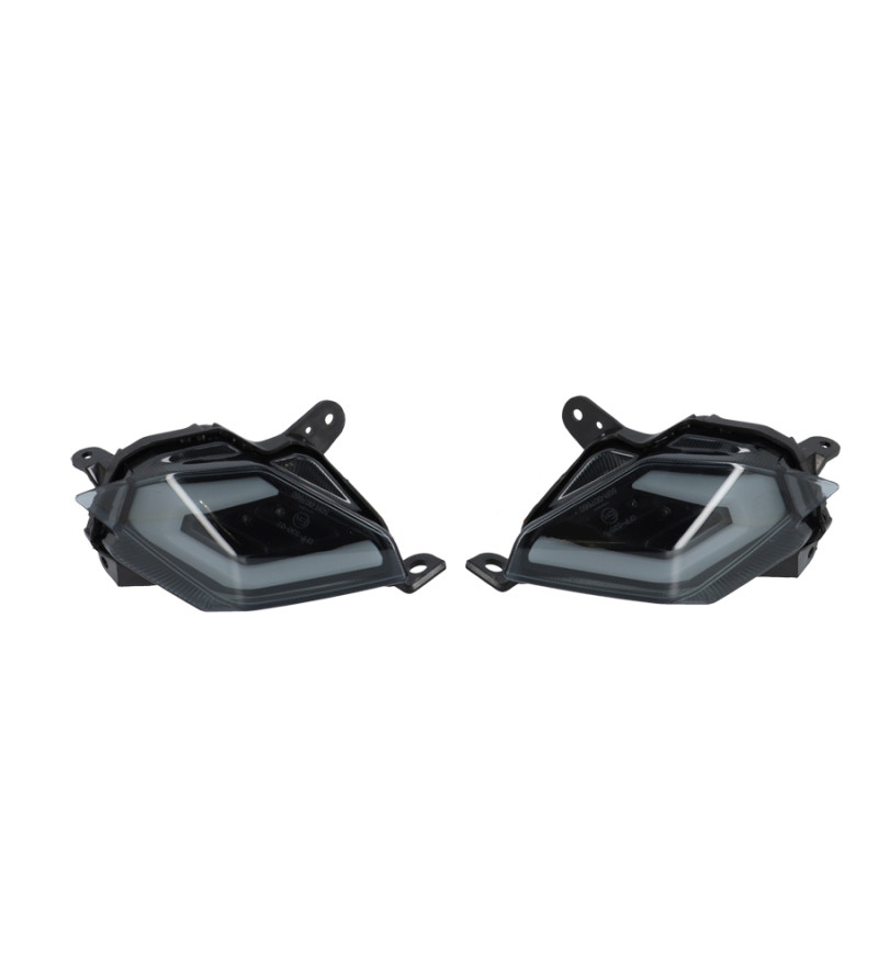 CLIGNOTANT MAXI SCOOTER TUN'R ADAPT. YAMAHA TMAX 530 2012-2016 ARRIERE FUME A LED (HOMOLO