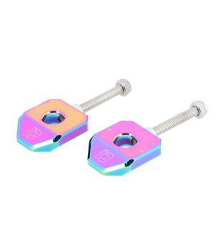 TENDEUR CHAINE MECABOITE DOPPLER ADAPT. DERBI SENDA/SMT/RCR/RX/SX (AXE12MM) - ALU NEOCHRO
