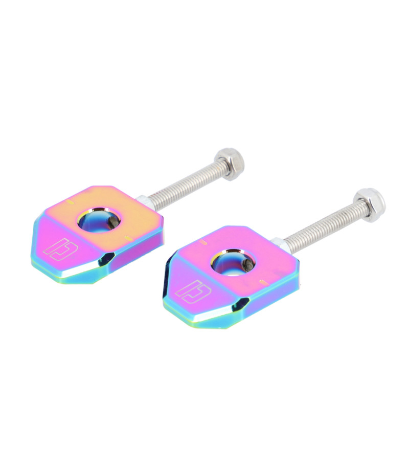 TENDEUR CHAINE MECABOITE DOPPLER ADAPT. DERBI SENDA/SMT/RCR/RX/SX (AXE12MM) - ALU NEOCHRO