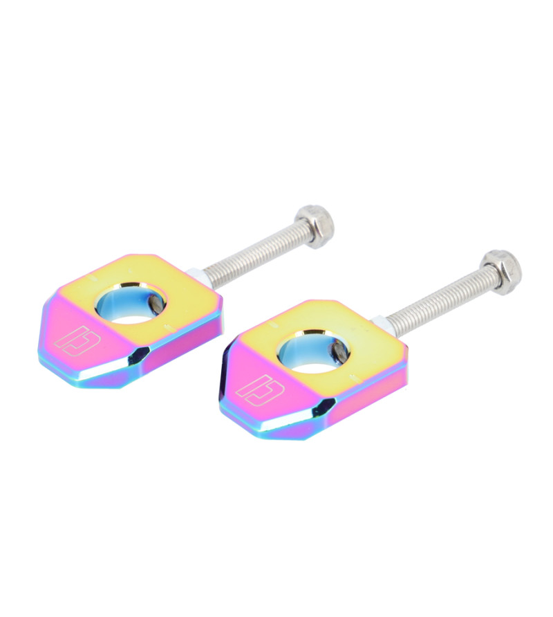 TENDEUR CHAINE MECABOITE DOPPLER ADAPT. DERBI SENDA/SMT/RCR/RX/SX (AXE15MM) - ALU NEOCHRO