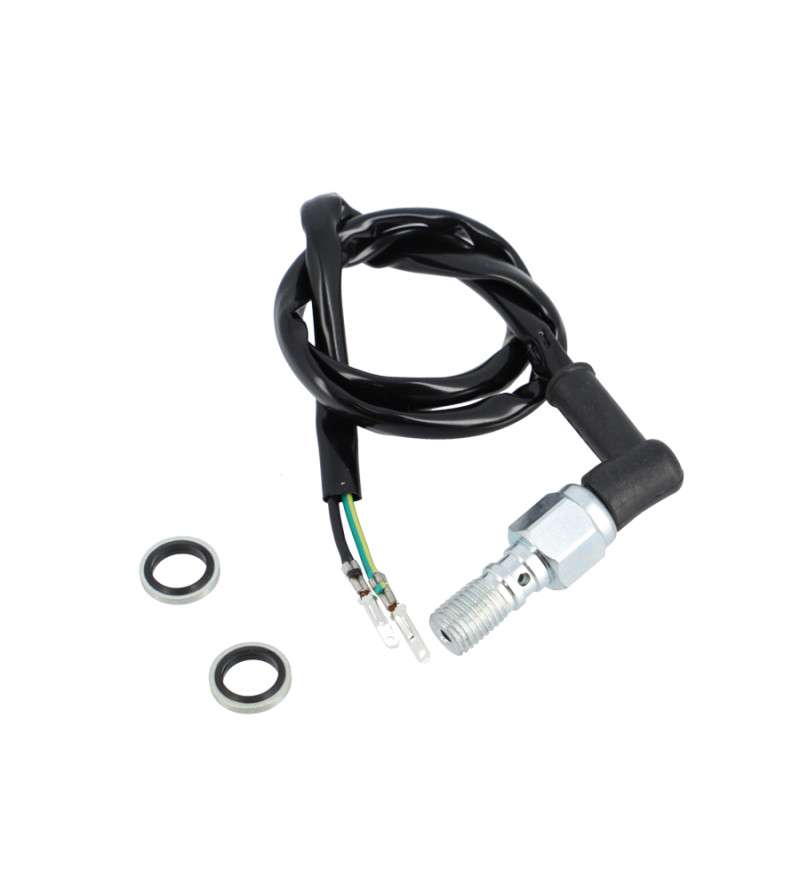 CONTACTEUR STOP FREIN UNIVERSEL HYDRAULIQUE COUDE FILETAGE M10x1.25