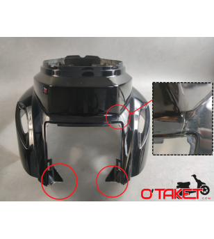 Coque arrière Booster/Bw's adaptable MBK/YAMAHA 2004→ Coque arrière Booster/Bw's adaptable MBK/YAMAHA 2004→